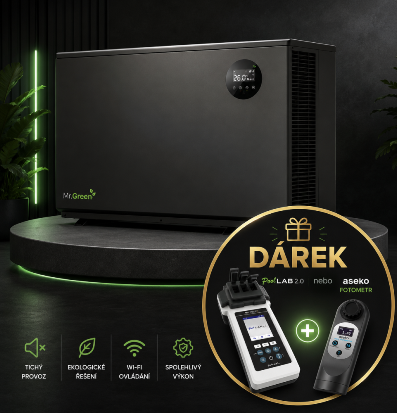 Tepelné čerpadlo Mr.Green 8kW (15-30 m3)