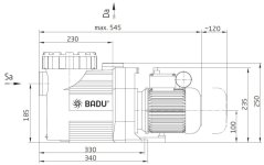 Badu PRIME 48, 48m3/h 400V 3,10kW