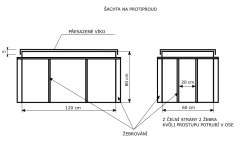 Šachta na protiproud 120x60x80 cm doprava zdarma