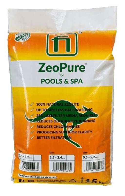 Australský filtrační zeolit ZeoPure 0,5-1,2mm 15 kg
