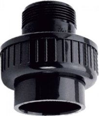 Šroubení L/závit vnější PVC d63x2"