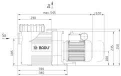 Badu PRIME 7, 7m3/h 230V 0,5kW