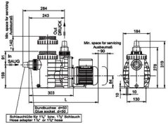 Čerpadlo Badu Magic II/4 4 m3/hod 230V 0,35/0,18 kW