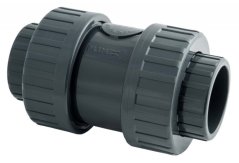 Zpětný ventil d40 PVC PN16 EPDM