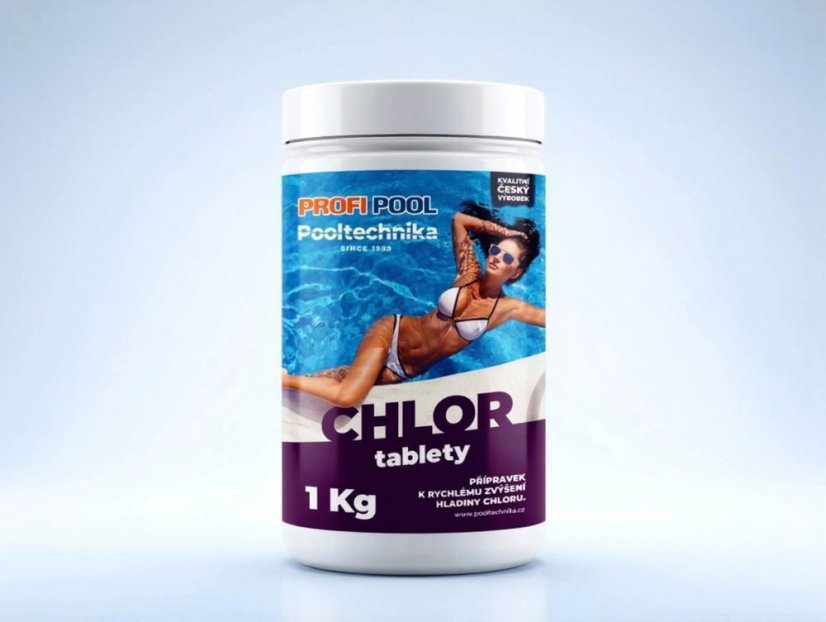 Chlorové tablety 5x200g - 1kg