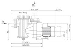 Badu RESORT 55, 55m3/h 400/690V 4,66kW